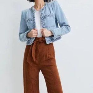 Veronica Beard Arrowe Braided Denim Jacket (NWT, never worn!)